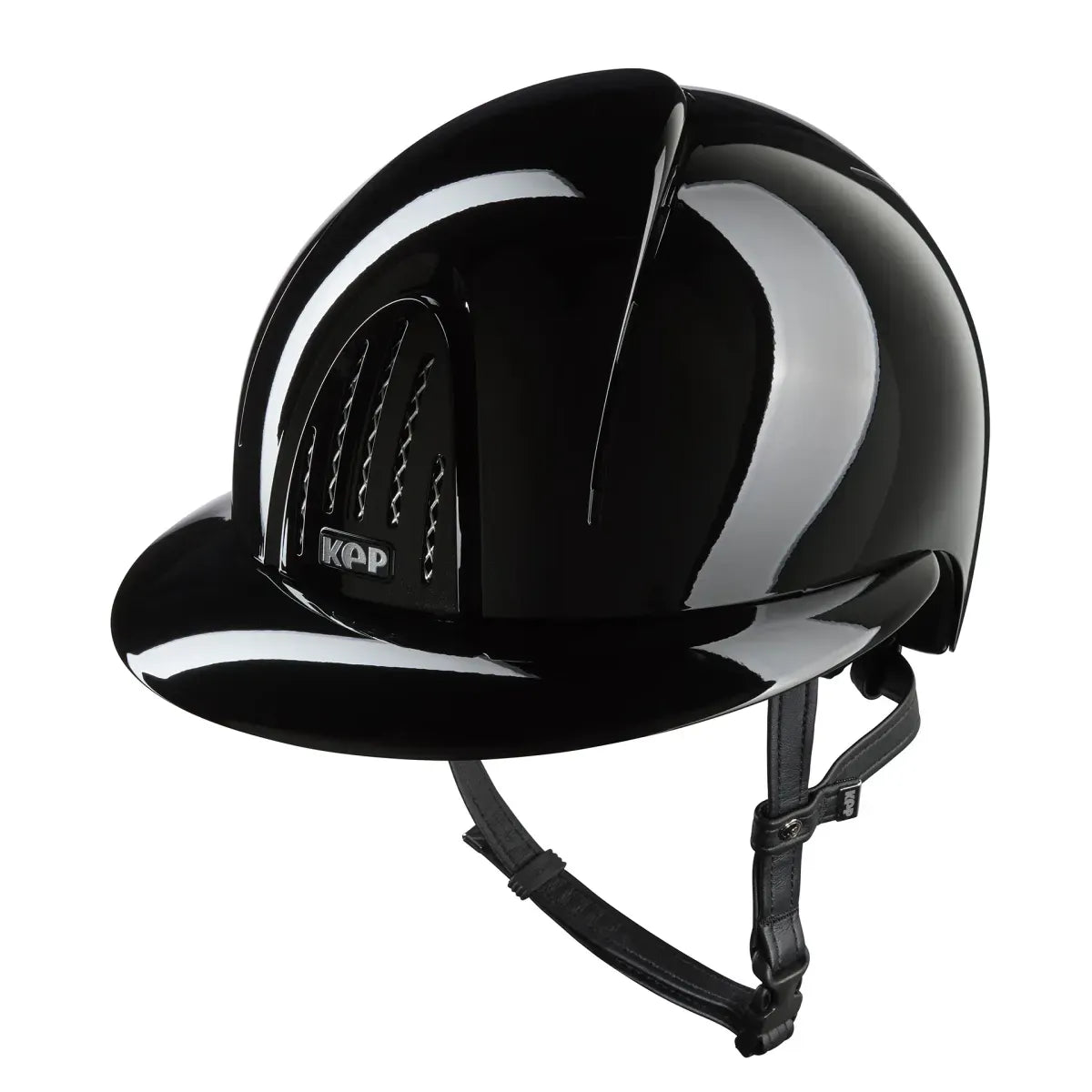Kep Smart Nova Metal Polish Black Riding Helmet