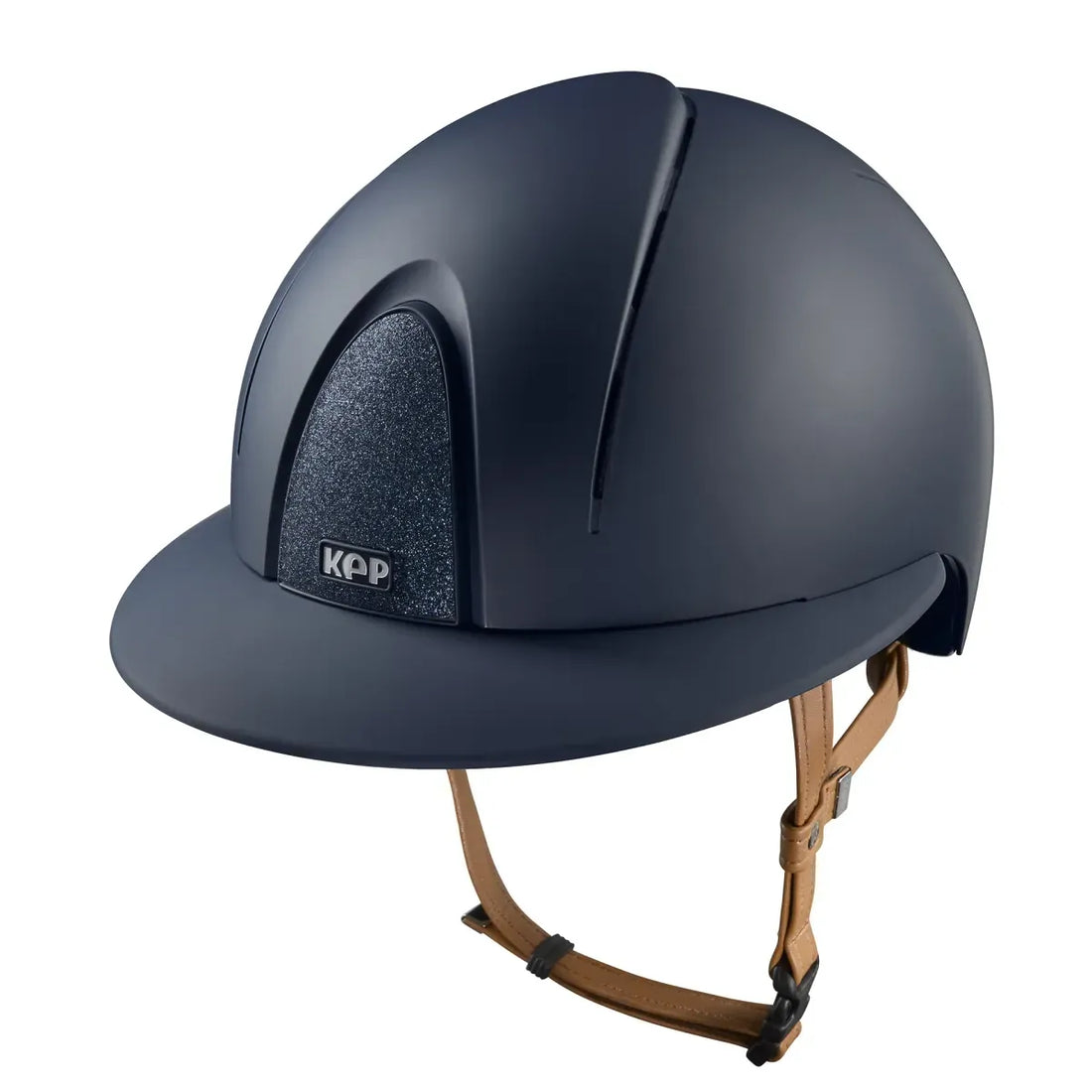 Kep Smart Nova Textile Blue Star Beige Strap Riding Helmet