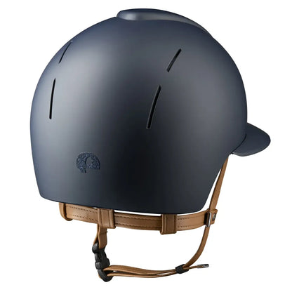Kep Smart Nova Textile Blue Star Beige Strap Riding Helmet