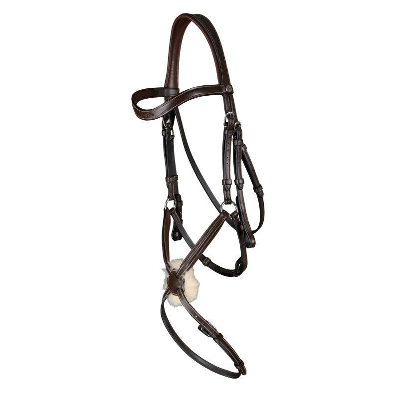 Dy’on Working Collection Grackle Noseband Leather Bridle