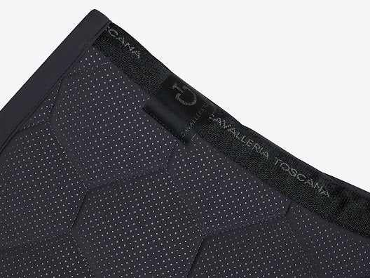 Cavalleria Toscana Quilted Jersey Perforated Jumping Saddle
