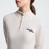 Cavalleria Toscana Merino Half Zip Turtleneck Jumper Cream