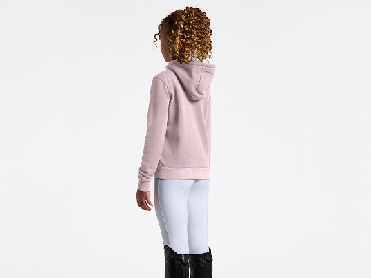 Cavalleria Toscana Childrens Floral Embroidery Logo Zip Hoody