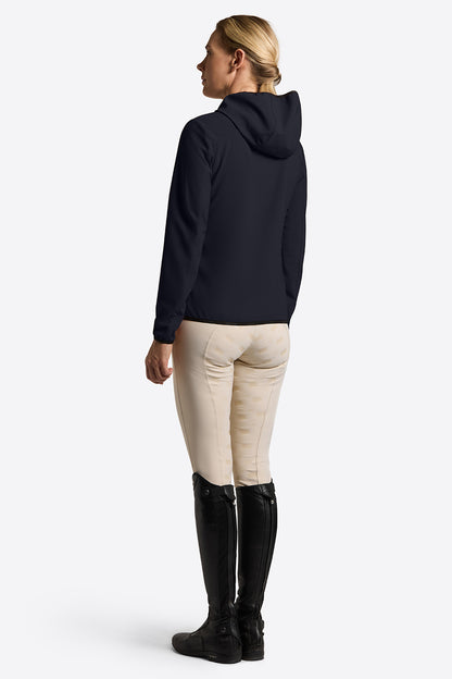 Riders Bonded women’s Jacket Jersey Hooded Jacket in navy