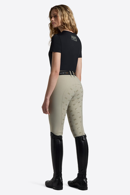 Riders Gene &amp;nbsp;women’s short sleeve Jersey T Shirt with Saddle Navy Blue