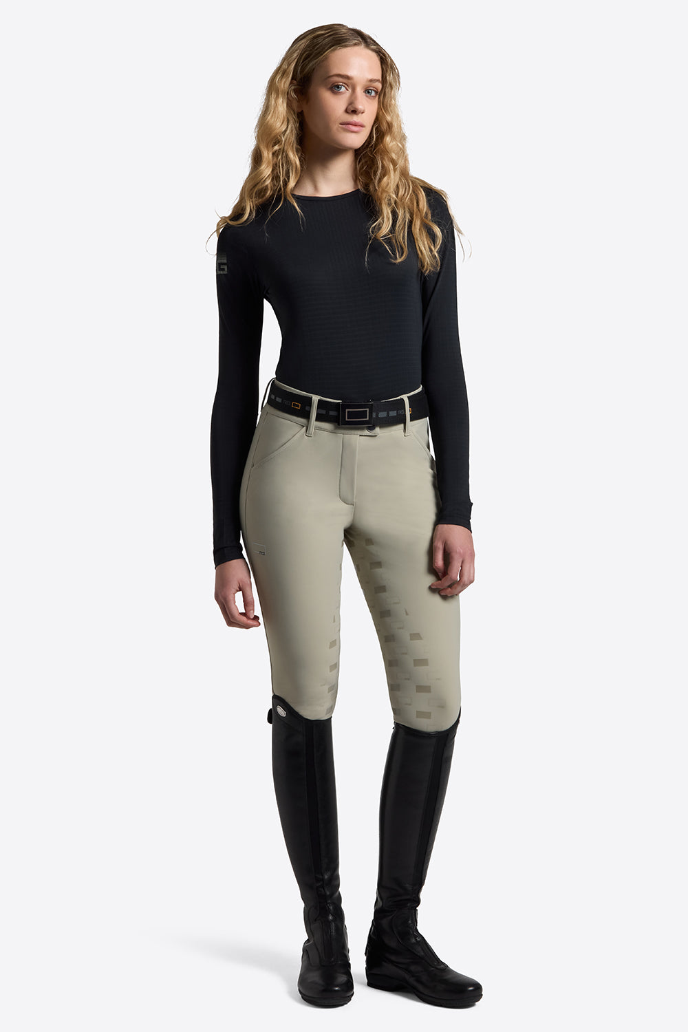 Riders Gene women’s Technical Long Sleeve T Shirt in Navy