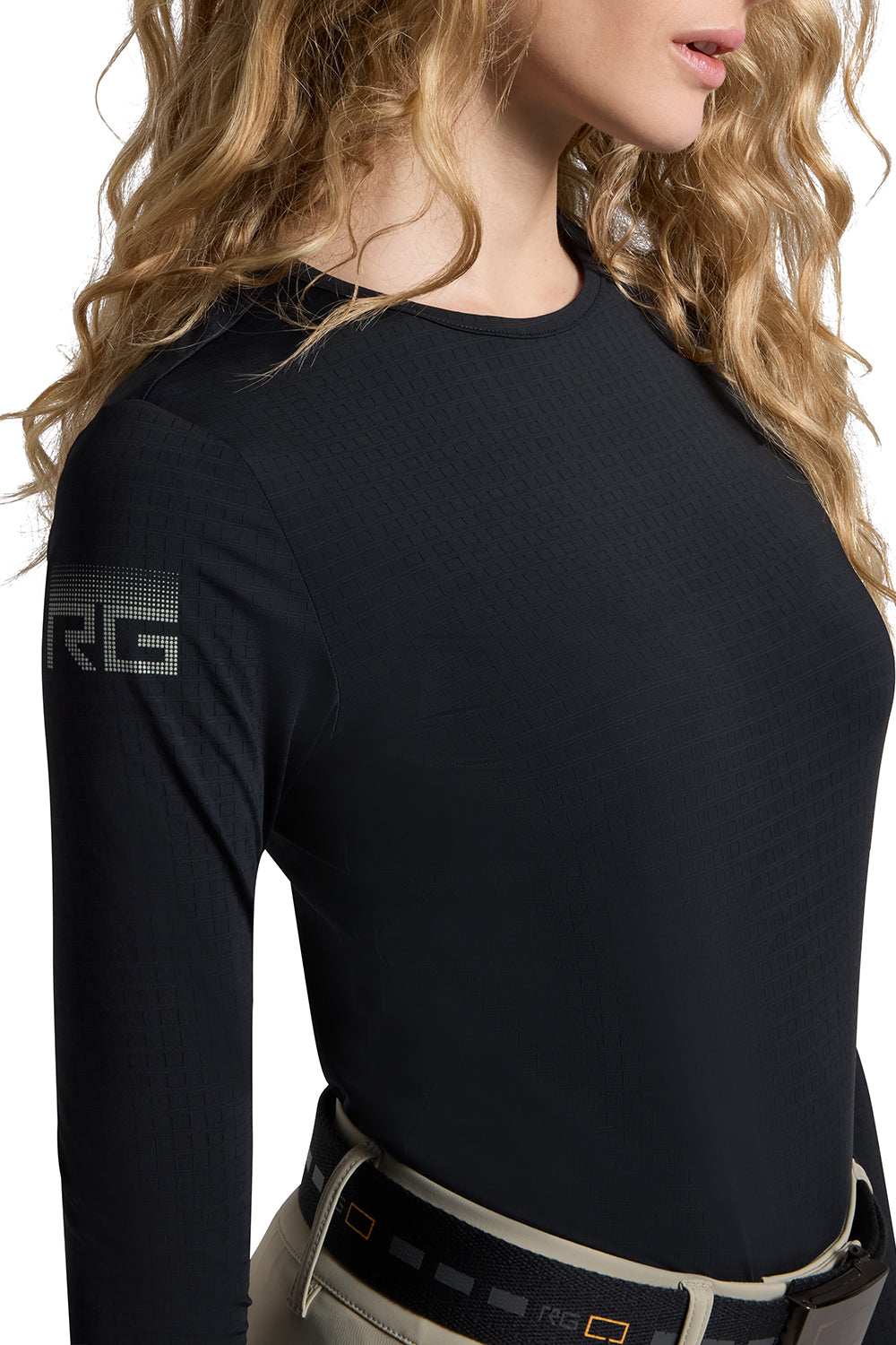 Riders Gene women’s Technical Long Sleeve T Shirt in Navy