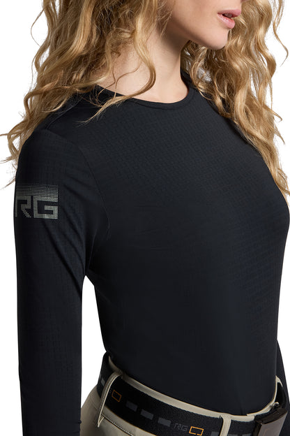 Riders Gene women’s Technical Long Sleeve T Shirt in Navy