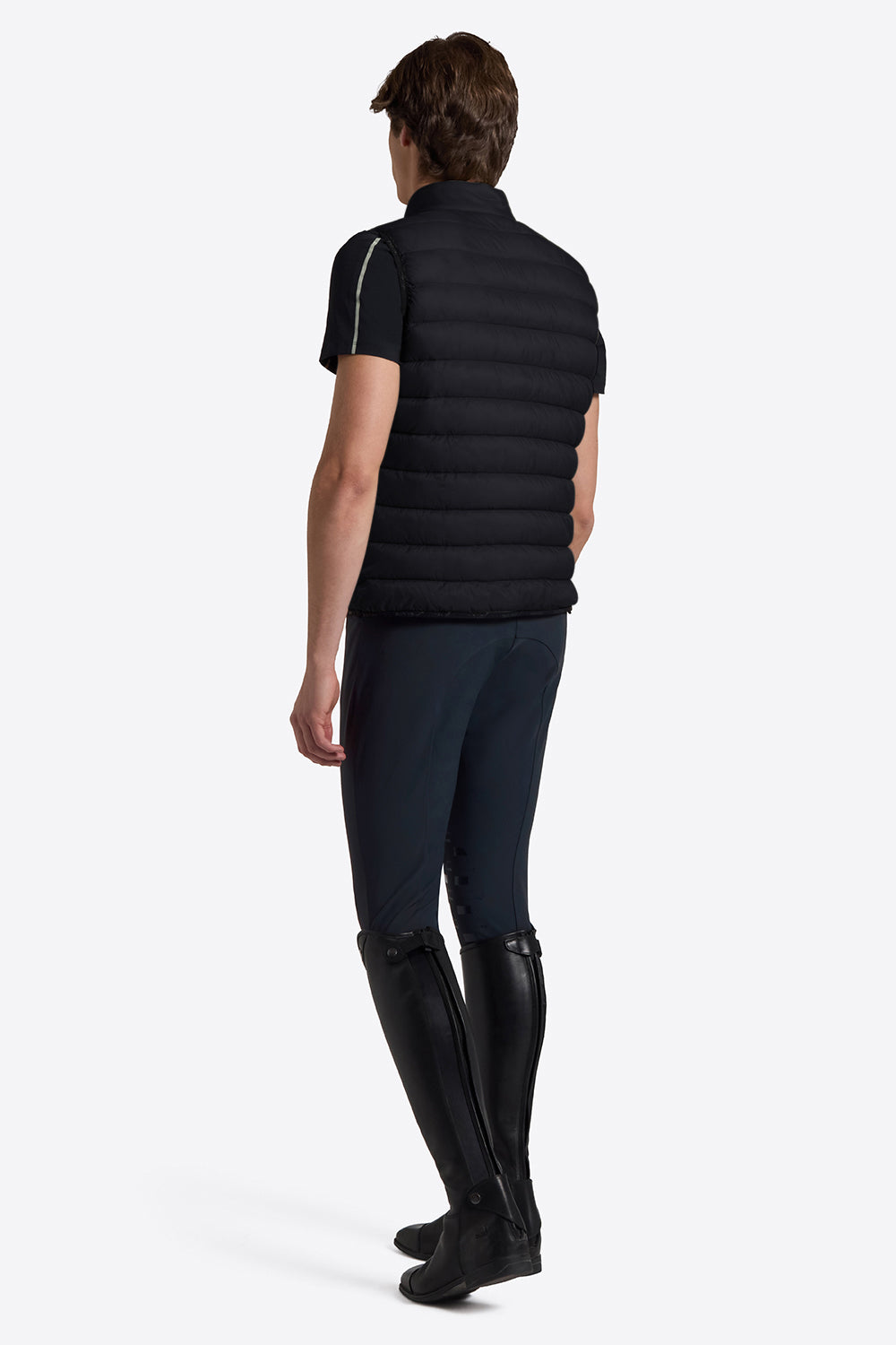 Riders Gene Mens Packable Lightweight Puffer Vest Navy