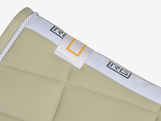 Riders Gene Jumping Saddle Pad with Trim Moss Grey