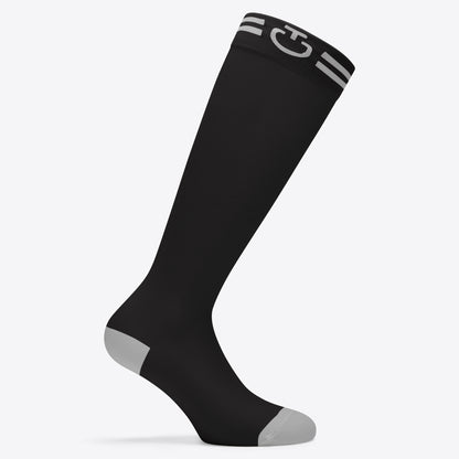 Cavalleria Toscana Jacquard Sock Black