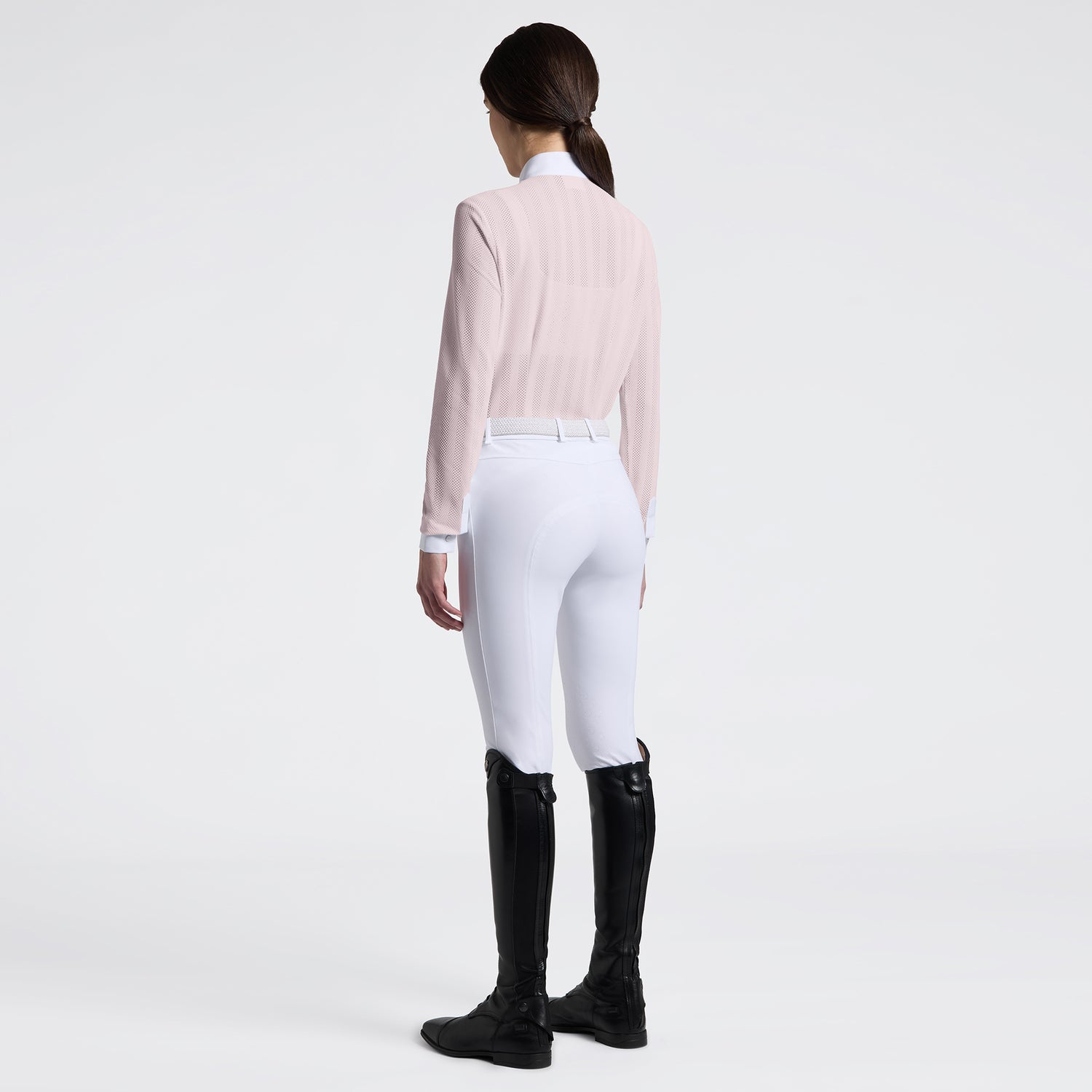 Cavalleria Toscana Jacquard Jersey Competition Shirt Pink