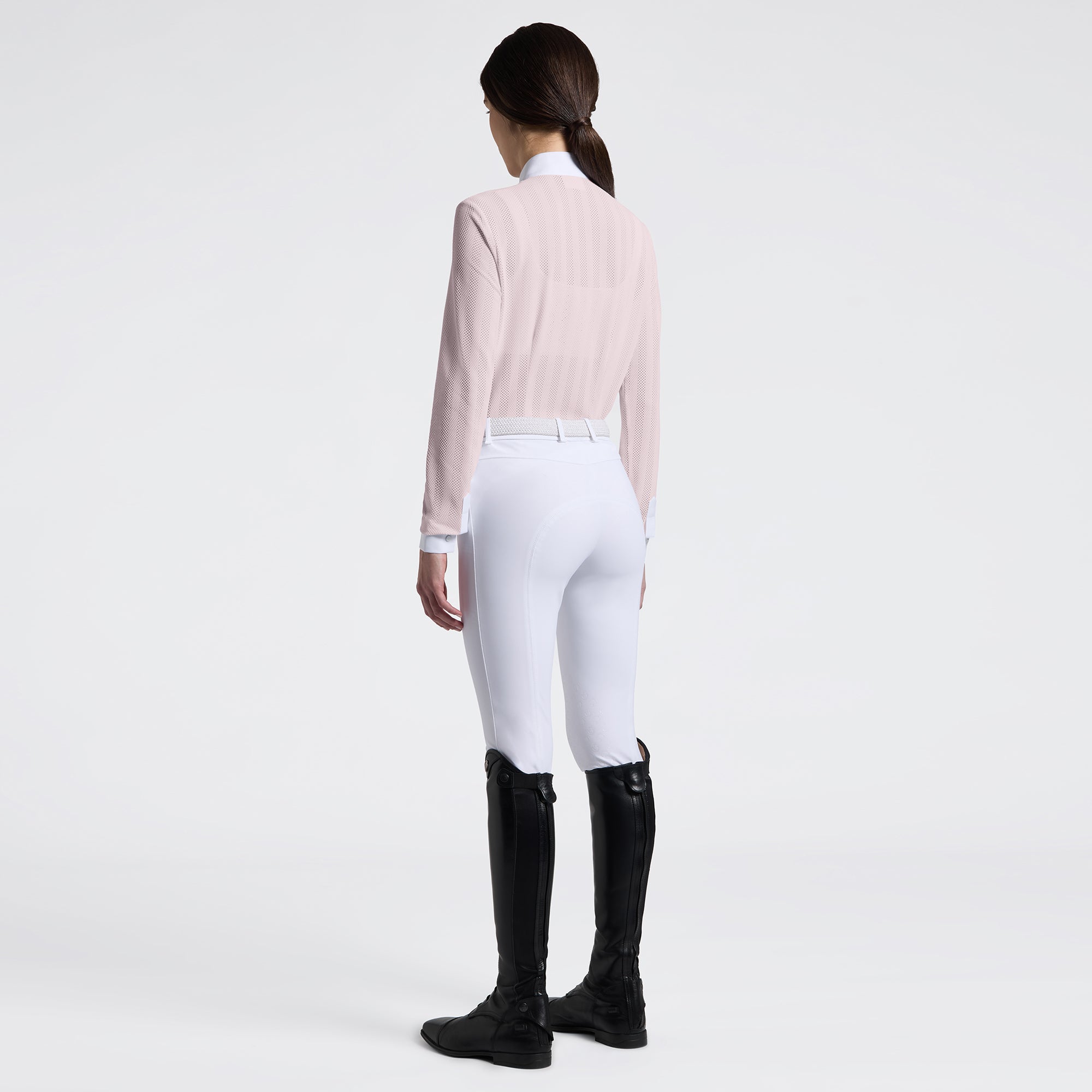 Cavalleria Toscana Jacquard Jersey Competition Shirt Pink