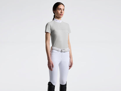 Cavalleria Toscana Perforated Jersey Short Sleeve Competition Shirt 