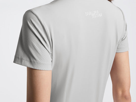 Cavalleria Toscana Perforated Jersey Short Sleeve Competition Shirt