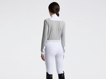 Cavalleria Toscana women’s Perforated Bib Long Sleeve Competition Shirt