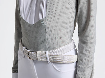 Cavalleria Toscana women’s Perforated Bib Long Sleeve Competition Shirt