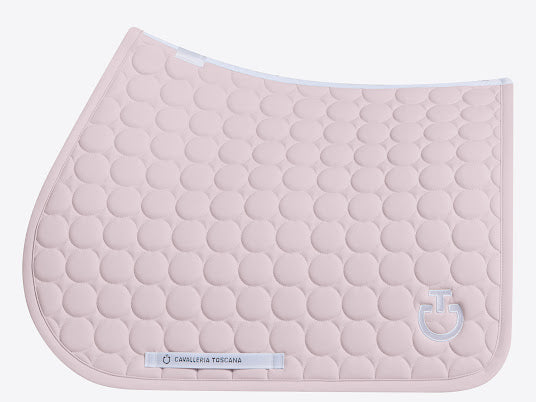 Cavalleria Toscana Circle Quilted Jumping Saddle Pad Pink