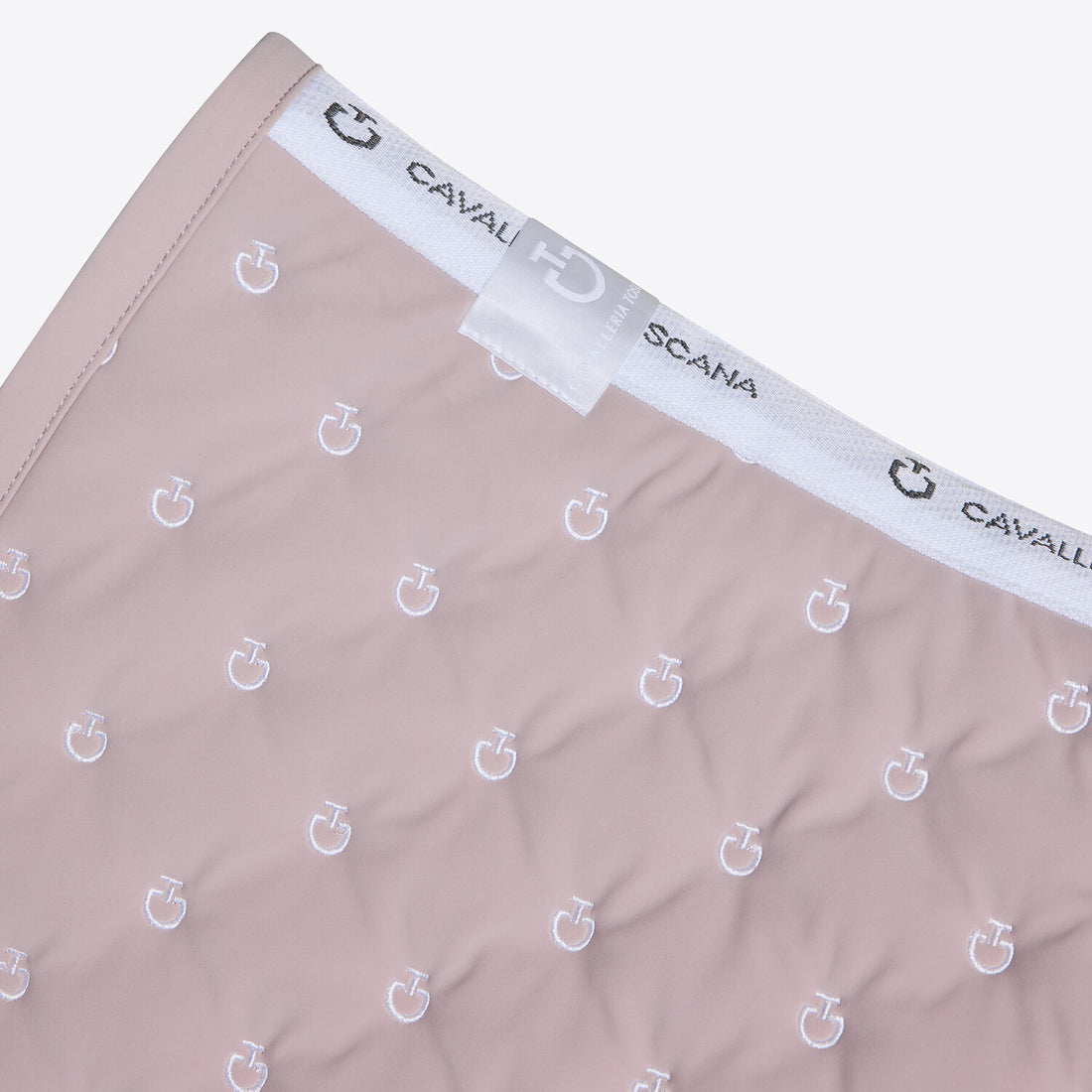 Cavalleria Toscana Embroidery Quilted Jumping Saddle Pad Violet Ice