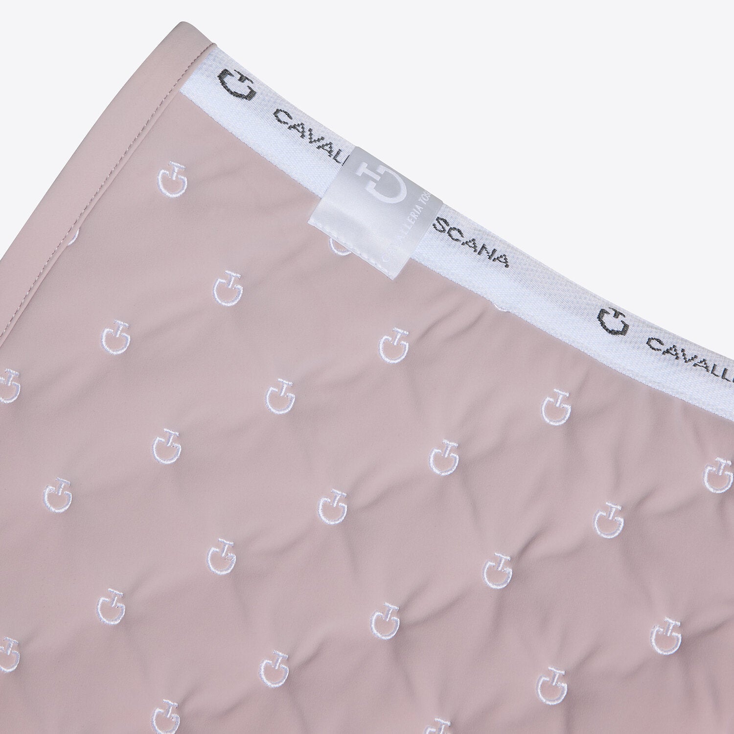 Cavalleria Toscana Embroidery Quilted Jumping Saddle Pad Violet Ice