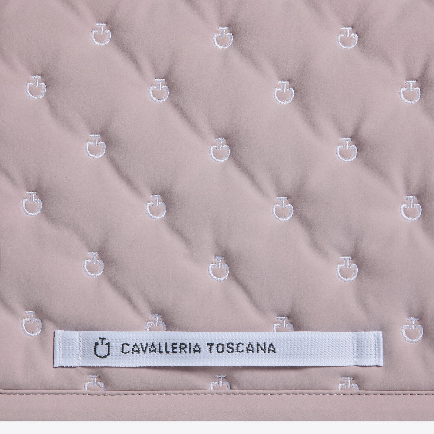 Cavalleria Toscana Embroidery Quilted Jumping Saddle Pad Violet Ice