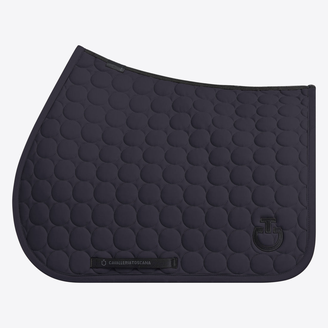 Cavalleria Toscana Circle Quilted Jumping Saddle Pad Charcoal
