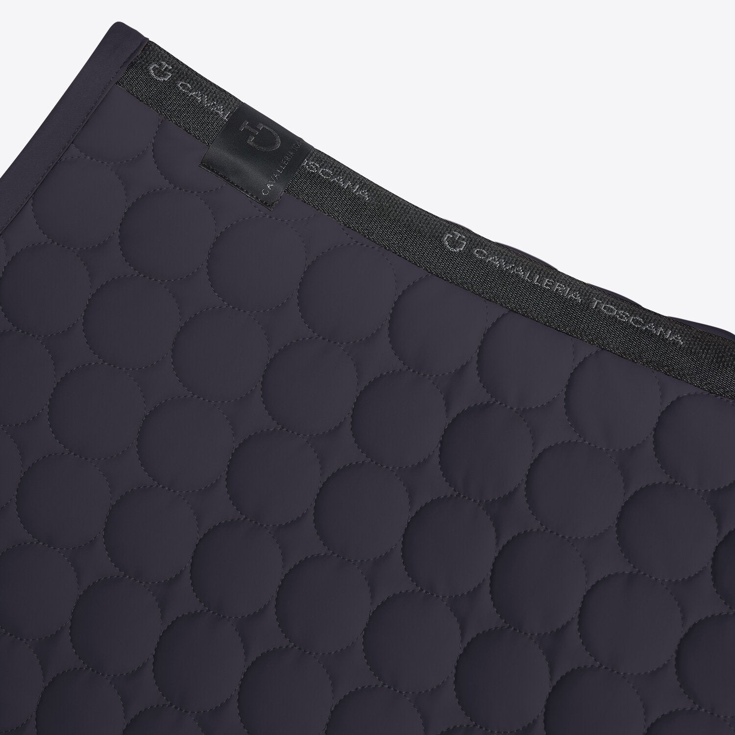 Cavalleria Toscana Circle Quilted Jumping Saddle Pad Charcoal