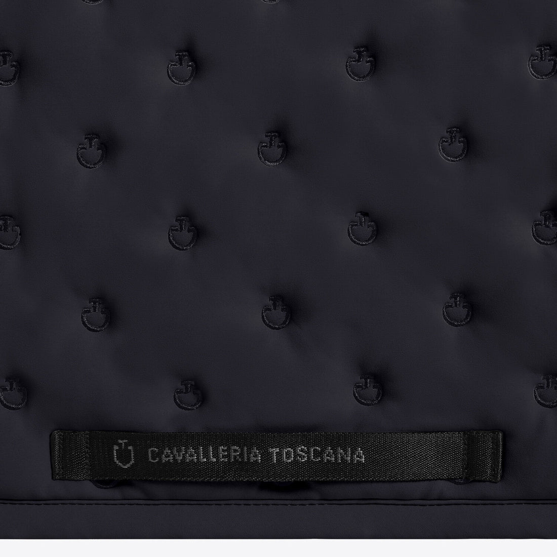 Cavalleria Toscana Embrodery Quilted Jumping Saddle Pad charcoal