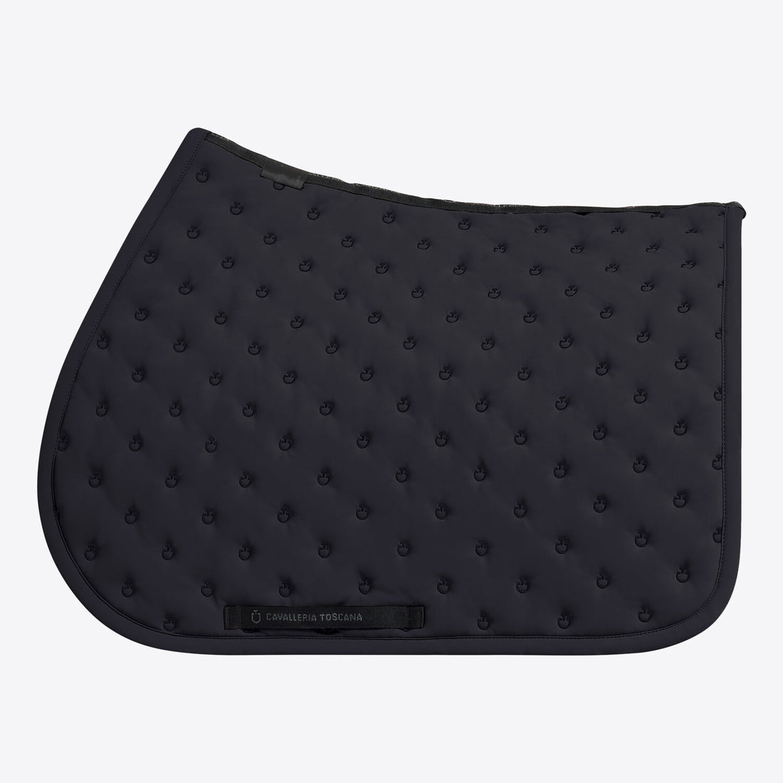 Cavalleria Toscana Embrodery Quilted Jumping Saddle Pad charcoal