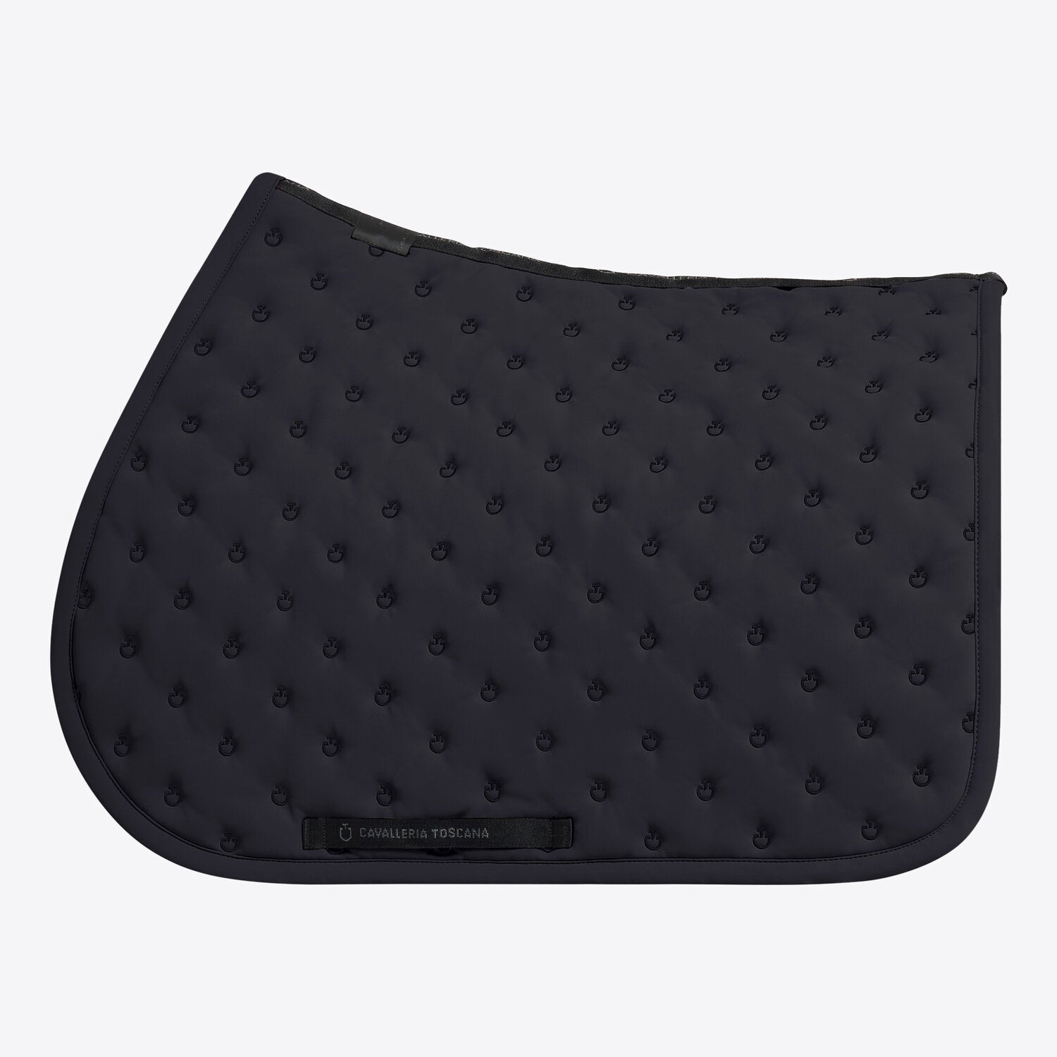 Cavalleria Toscana Embrodery Quilted Jumping Saddle Pad charcoal