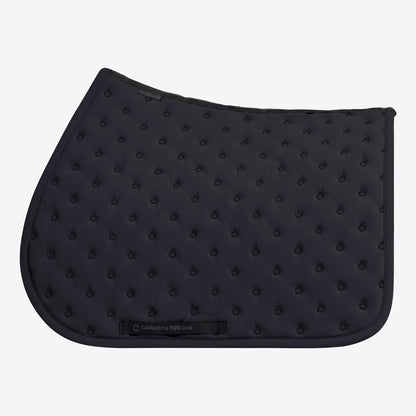 Cavalleria Toscana Embrodery Quilted Jumping Saddle Pad charcoal