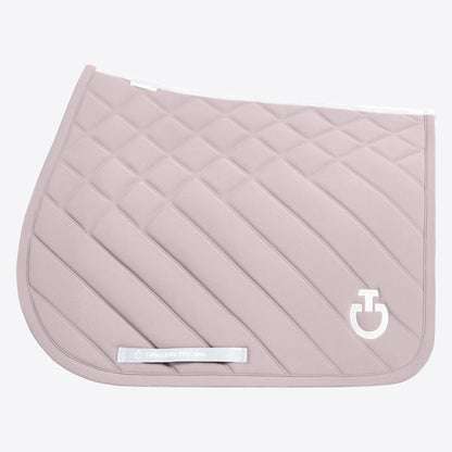 Cavalleria Toscana Diamonds And Lines Quilted Jumping Saddle Pad