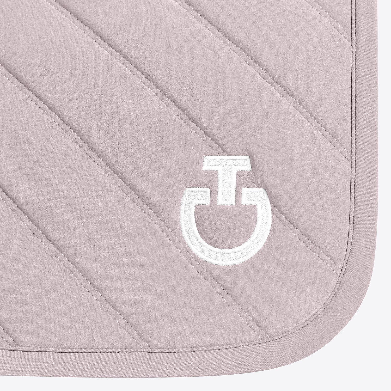 Cavalleria Toscana Diamond and Line Quilted Jumping Saddle Pad Violet Ice