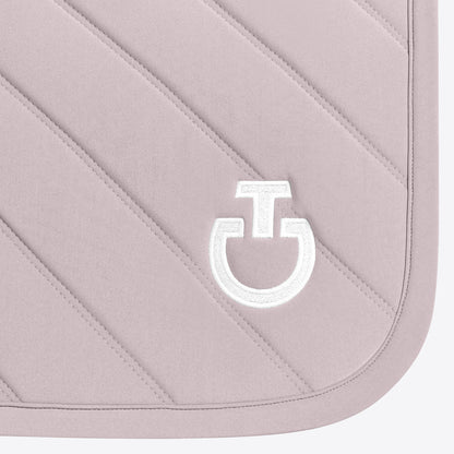 Cavalleria Toscana Diamond and Line Quilted Jumping Saddle Pad Violet Ice