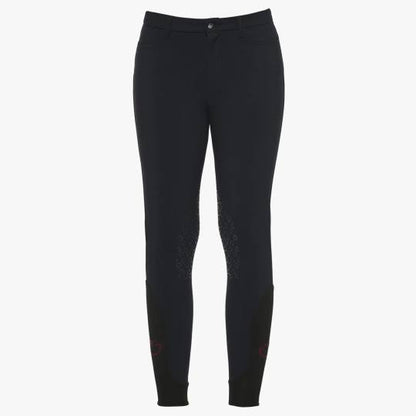 Cavalleria Toscana Kids Boys Knee Grip Breeches Black