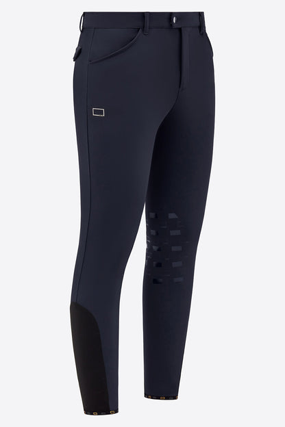 Riders Gene Mens Knee Grip Breeches Navy