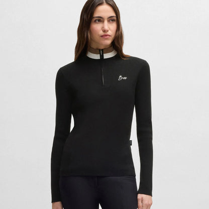 Boss Equestrian Abigail Kniitwear Jumper Signiture Black