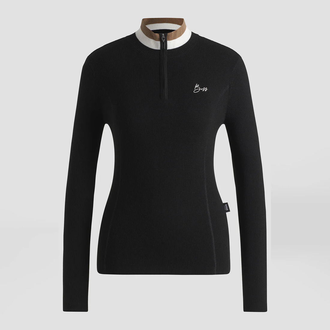 Boss Equestrian Abigail Kniitwear Jumper Signiture Black