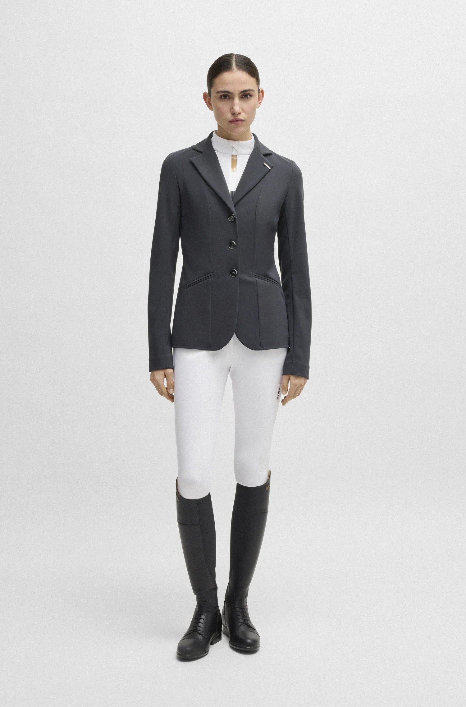 Boss Equestrian women’s Anna Competition Jacket Dark Grey