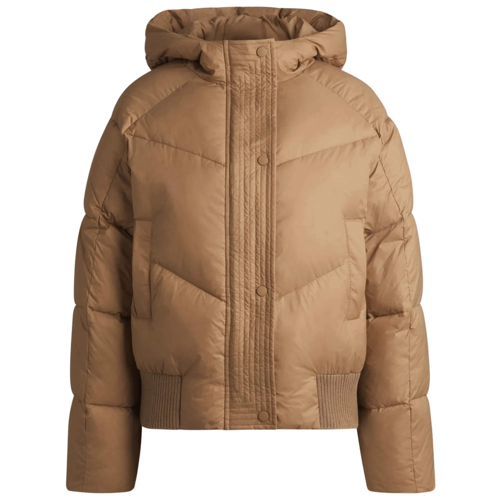 Boss Equestrian Marsha Puffer Jacket Camel