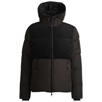 Boss Equestrian Thomas Cord Puffer Jacket Black