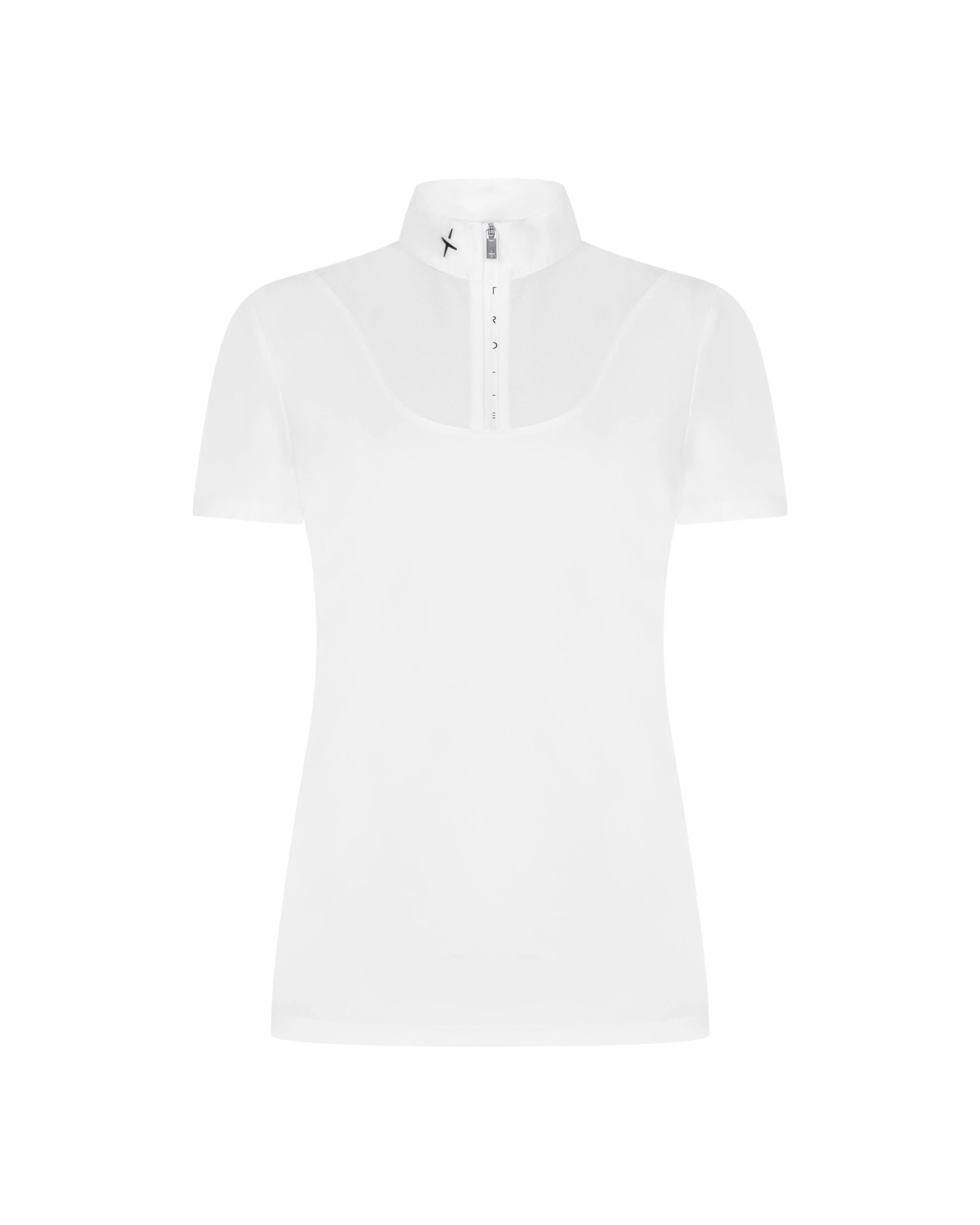 Trolle Women’s Mesh white Short Sleeve Polo Competition Shirt