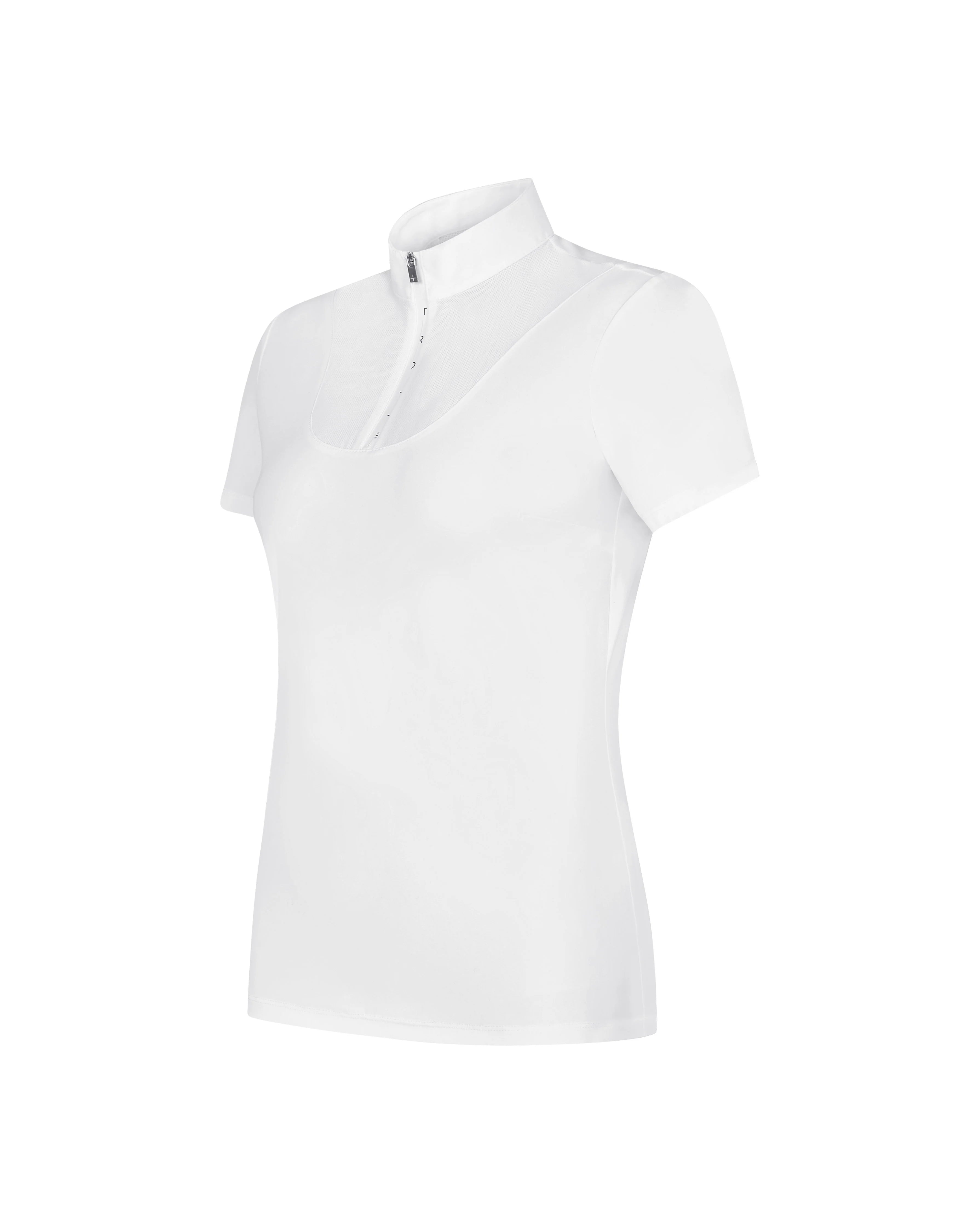 Trolle Women’s Mesh white Short Sleeve Polo Competition Shirt