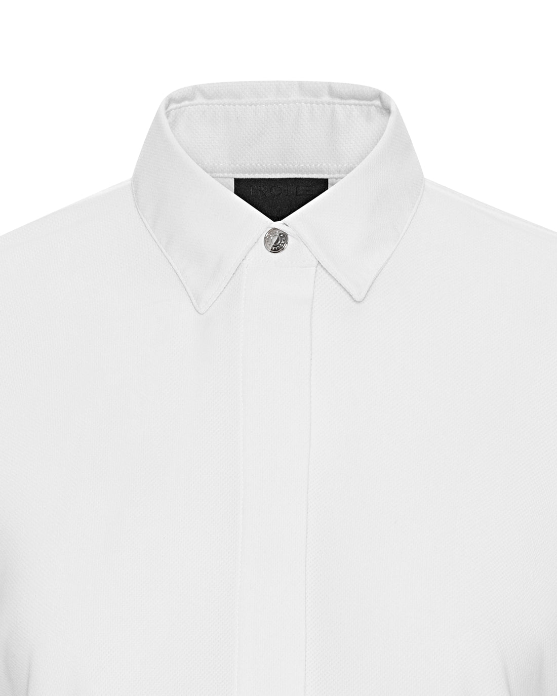 Trolle Pique White Long Sleeve Shirt