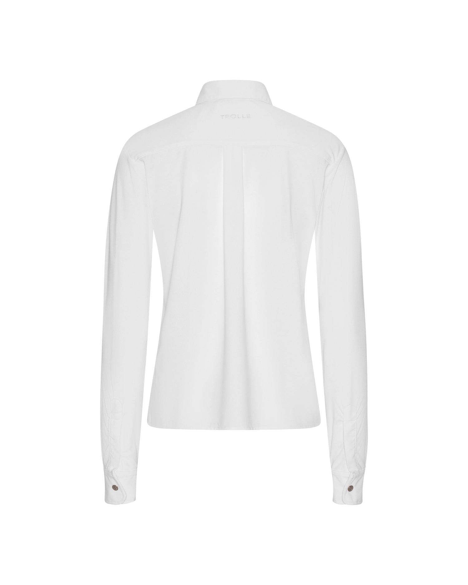 Trolle Pique White Long Sleeve Shirt