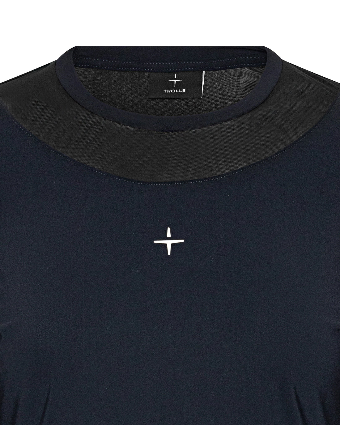 Trolle Women’s Centreline Mesh long sleeve t shirt -Navy/black