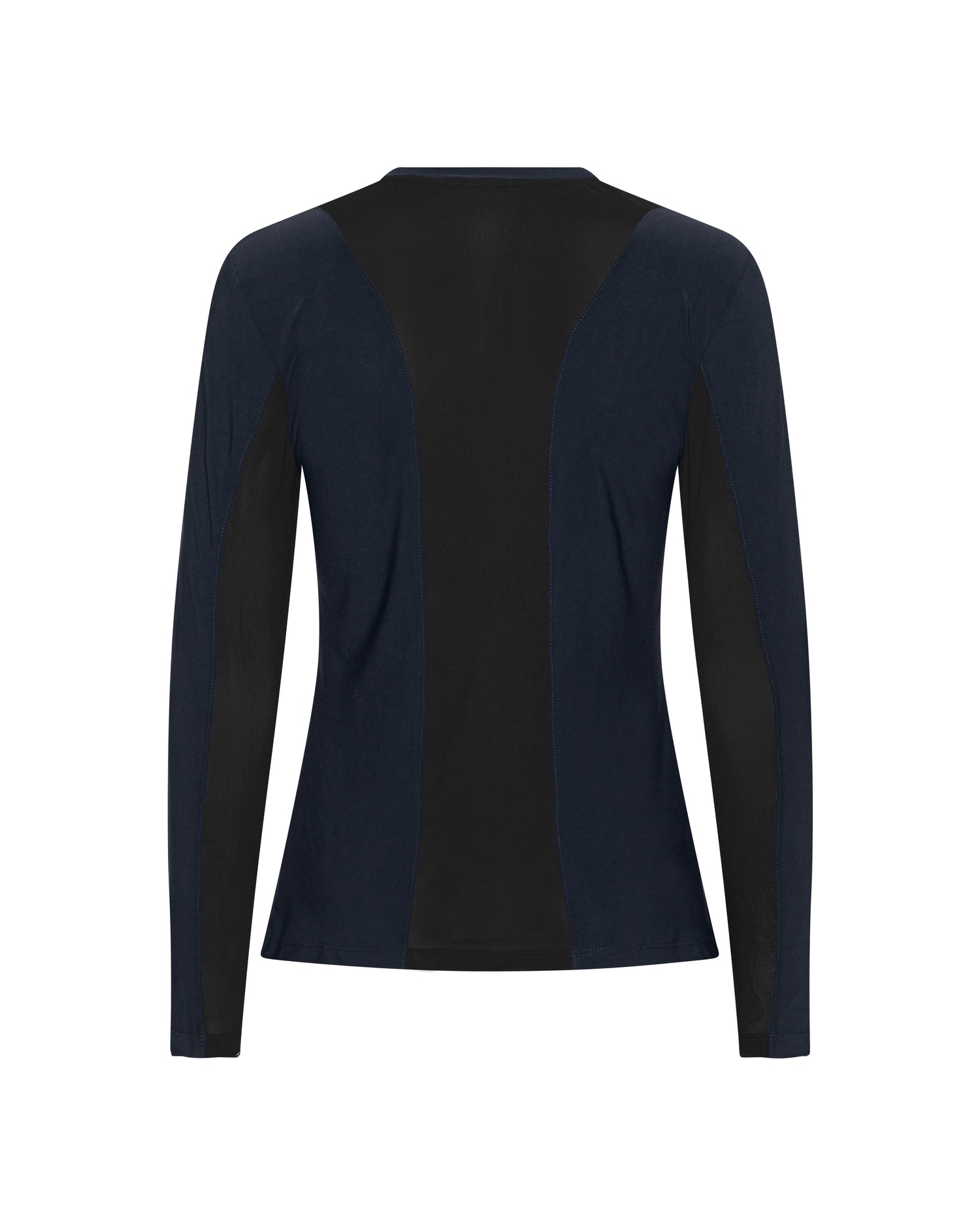 Trolle Women’s Centreline Mesh long sleeve t shirt -Navy/black