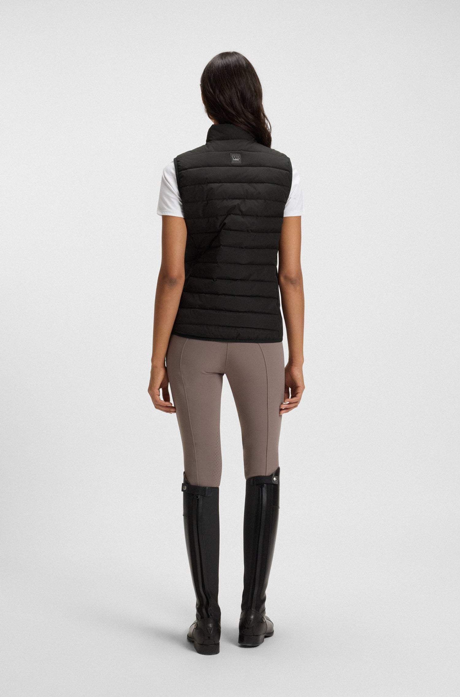 Boss Equestrian Waterproof Puffer Vest - Black