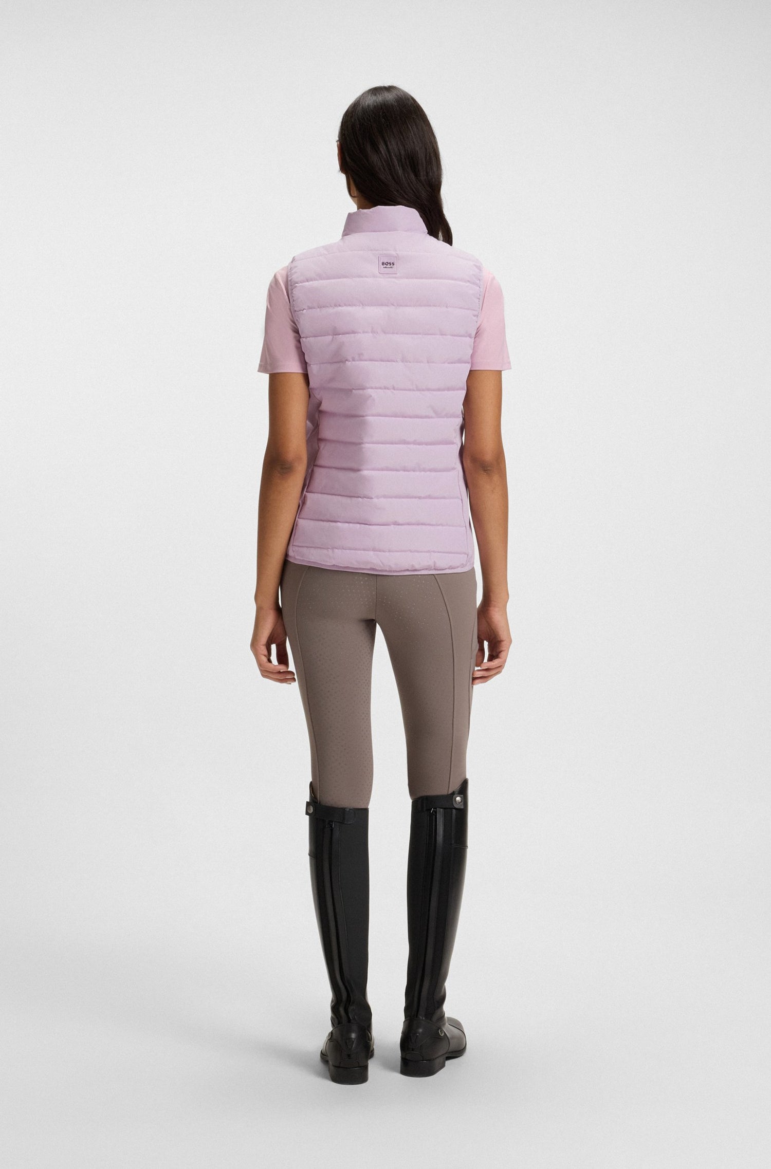 Boss Equestrian Lilian Puffer Vest - Orchid