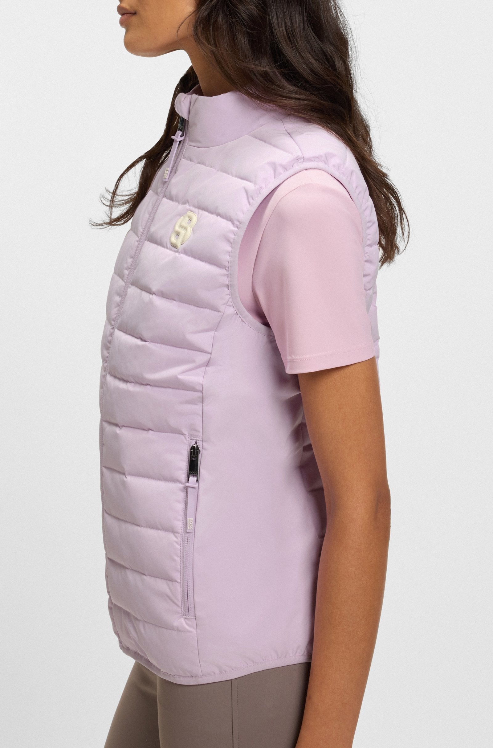 Boss Equestrian Lilian Puffer Vest - Orchid
